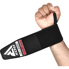 RDX W3 IPL USPA Approved Powerlifting Wrist Support Wraps with Thumb Loops OEKO-TEX® Standard 100 certified