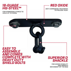 RDX X1 Ceiling Hook with D Shackle