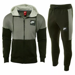 Nike Air Herren Fleece-Trainingsanzug-Set mit Hoodie und Jogginghose