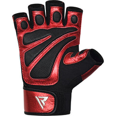 RDX S8 Bold Leather Gym Gloves