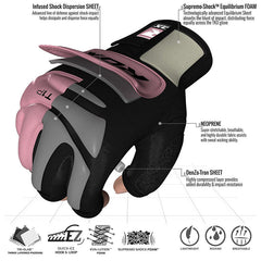 RDX T1 Pink Taekwondo Gloves for Women