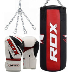 RDX X3 3ft 3-in-1 Pro Punch Bag with Gloves Set