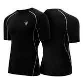 RDX X5 Short Sleeve Black Rash Guard