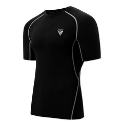 RDX X5 Short Sleeve Black Rash Guard