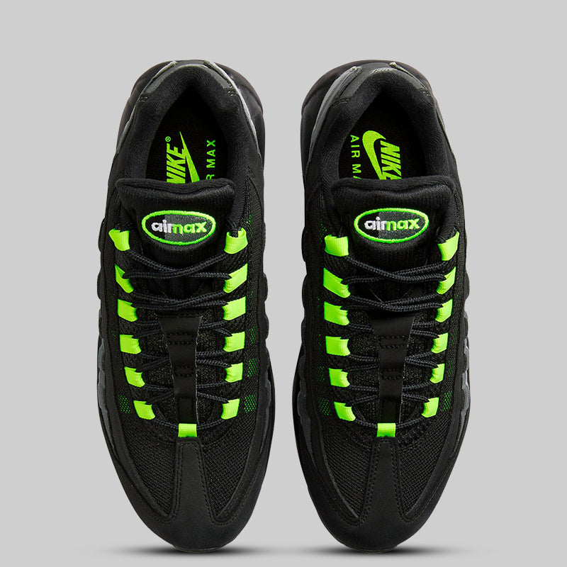Nike Air Max 95 Reverse Shoes - Black Neon