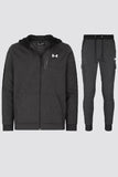 Under Armour Men’s UA Threadborne Tracksuit Full Zipped Fresh Black Charcoal