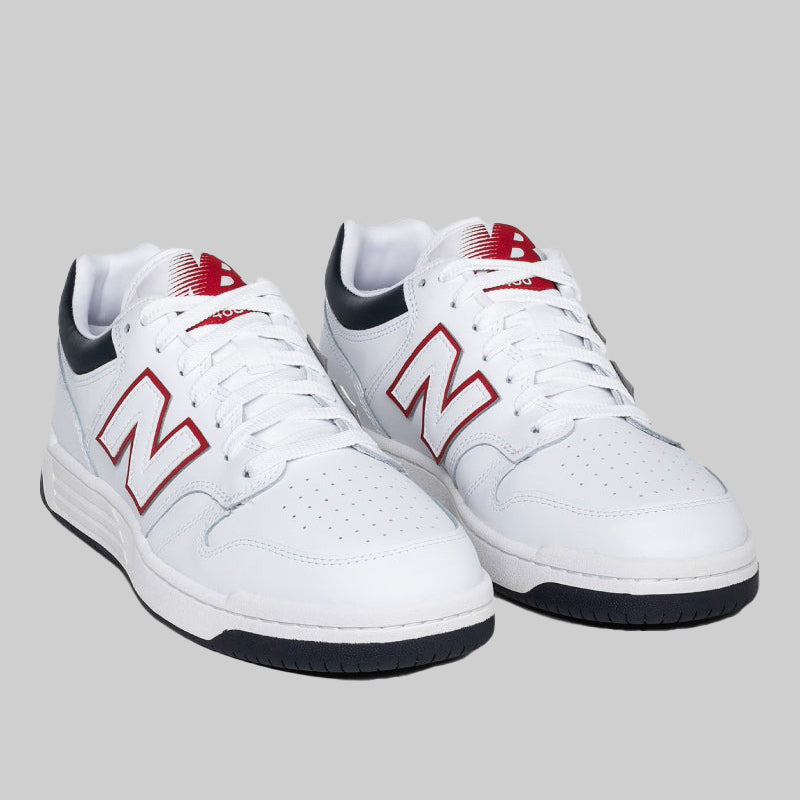 New Balance 480 White Navy Shoes