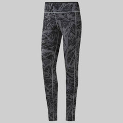 Reebok Leggings Us Core Tight Aop Grey Black Uk 20-22