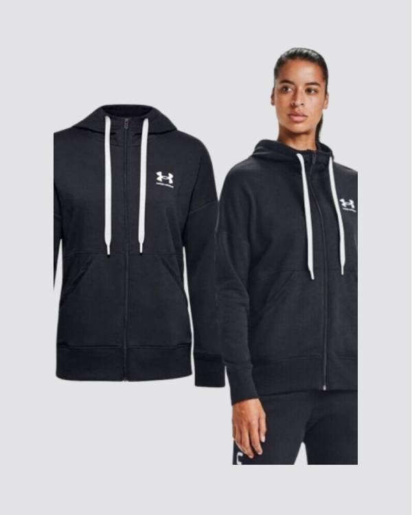 Under Armour Women's Rival Fleece FZ Hoodie Full Zip