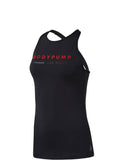 Reebok LES MILLS BODYPUMP SUPPORT TANK TOP BLACK Fitness Workout