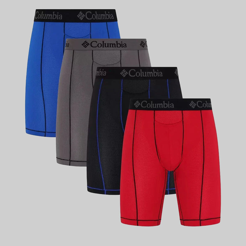 Columbia Men’s Boxer Briefs 4 Pack
