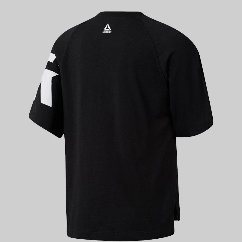 Reebok Women's Workout Ready Meet You There Graphic T-Shirt Black