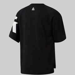 Reebok Women's Workout Ready Meet You There Graphic T-Shirt Black