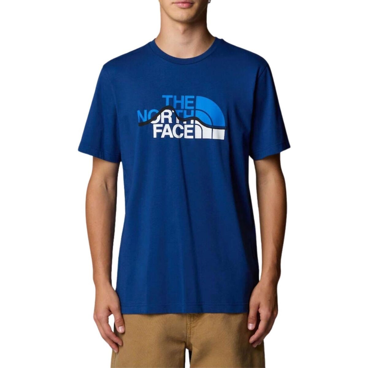 The North Face Blue Cotton T-shirt