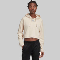 Adidas Originals R.Y.V. Cropped Hoodie Beige