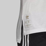 Adidas Originals Trefoil Tshirt White Gold Metalic Teen Girls