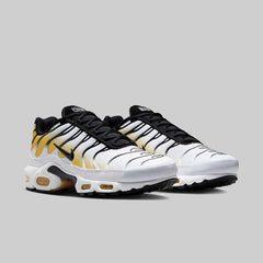 Nike Air Max Plus Casual Shoes for Men – White/Black/Varsity Maize