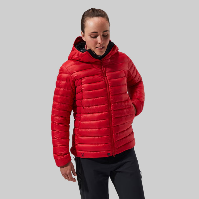 Berghaus Women’s MTN Seeker Hooded Jacket – Red/Red