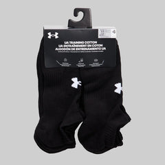 Under Armour Training Cotton Cushioned No-Show Socks