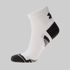 Under Armour UA Performance Tech Pro No-Show Socks 6-Pack (White/Black)