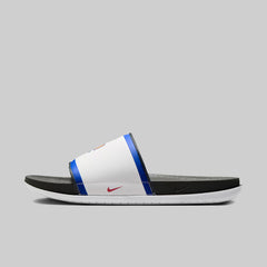 Nike Men’s Offcourt Slides Sandals – White/Bright Blue