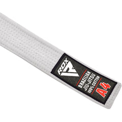 RDX 1W White BJJ Belt