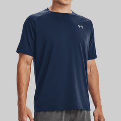 Under Armour Tech 2.0 Kurzarm-Trainingsshirt für Herren – Graphit, Größe XL