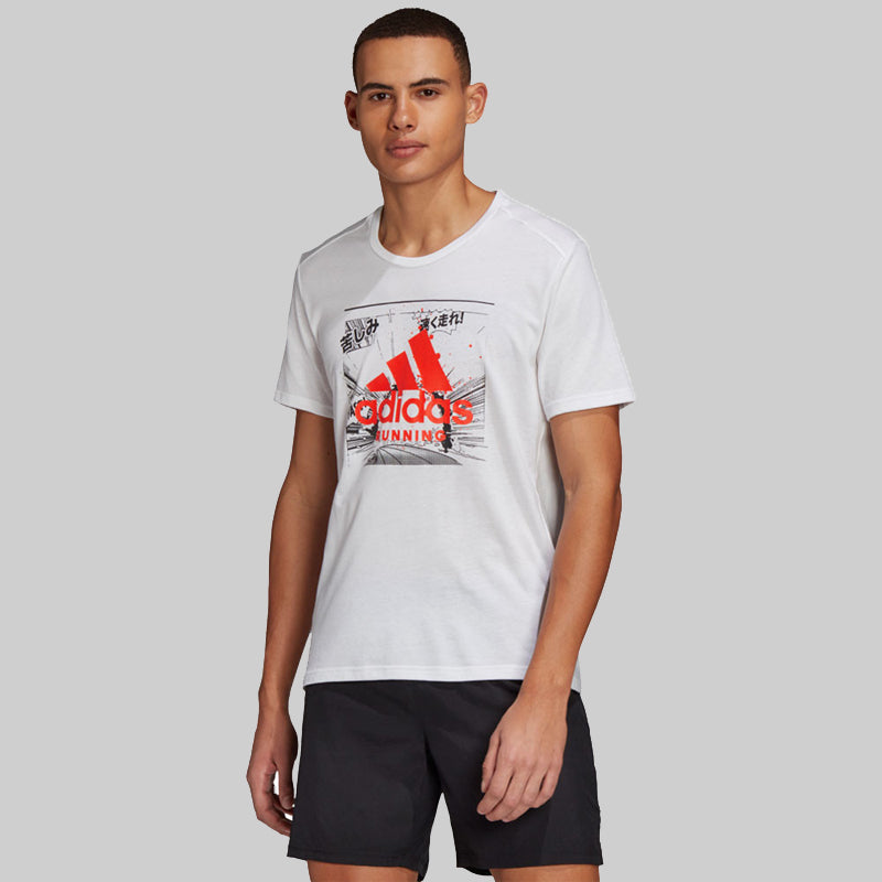 Adidas Ftb Graphic Men's T-shirt White