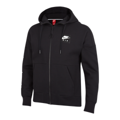 Nike Air Men’s Fleece Full-Zip Hoodie – Black