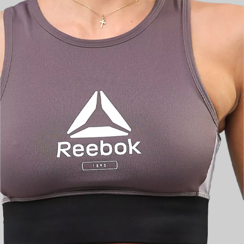 Reebok Grey Layering Bralette Sports Bra Xs