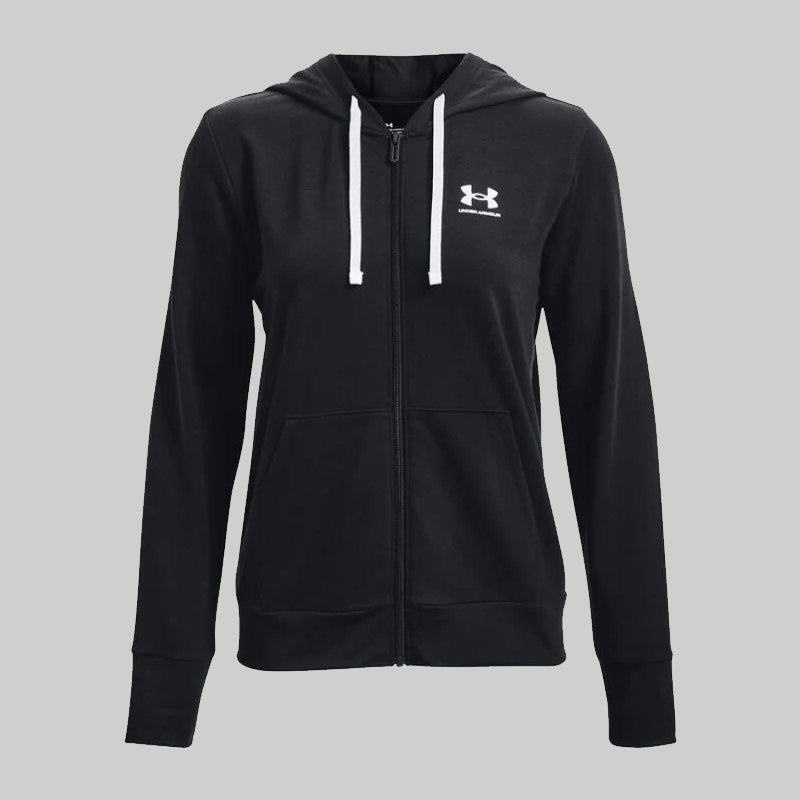Under Armour Damen Rival Fleece-Kapuzenjacke mit durchgehendem Reißverschluss