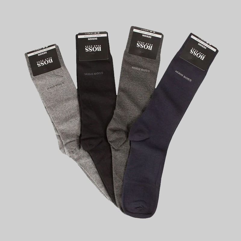 Premium-Socken-Set für Herren in Metalldose – 4 Paar