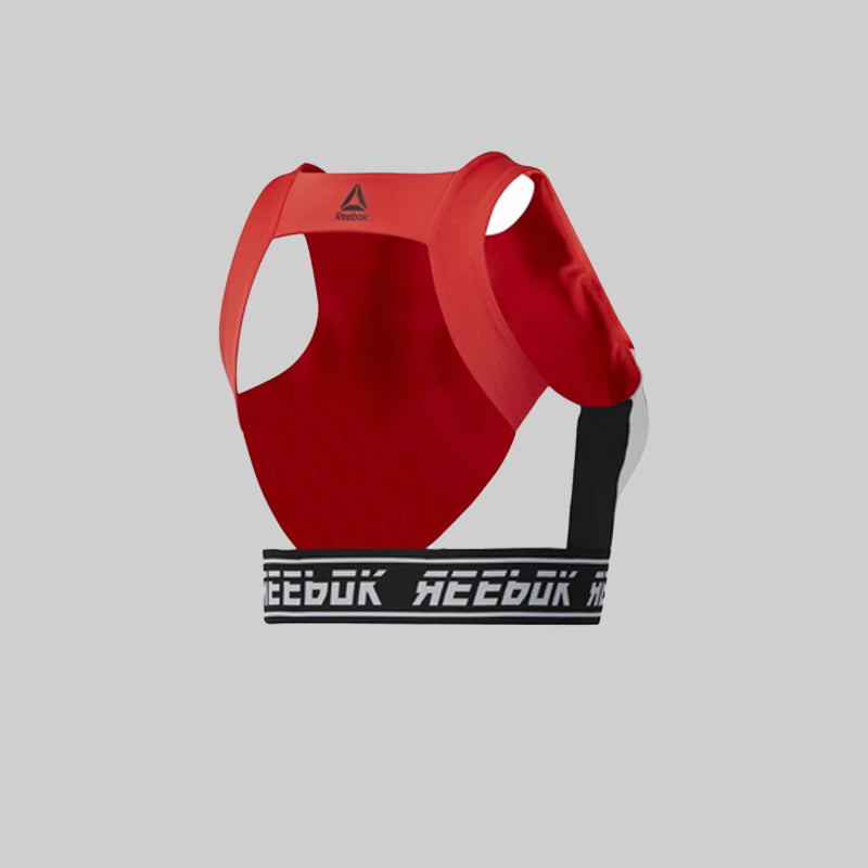 Reebok Sports Bra Wor Red Fitness Workout Gym