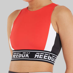 Reebok Sports Bra Wor Red Fitness Workout Gym