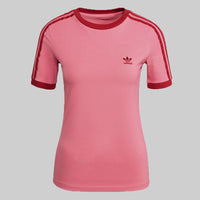 Adidas 3 Stripe Adicolor Classics Collegiate Tight T-shirt Pink Ivory