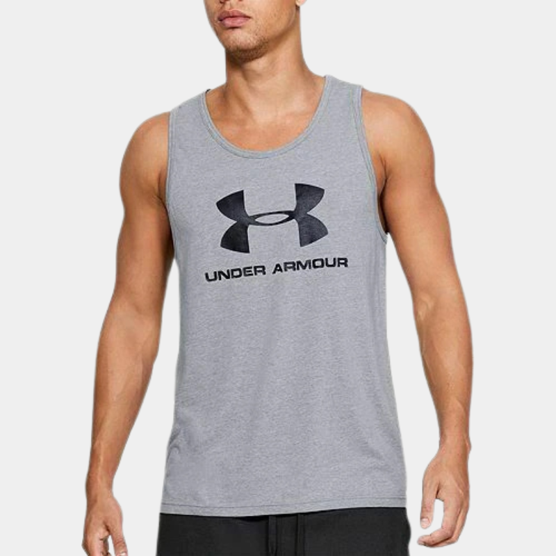 Men’s Under Armour Athletic Training Tank Top – Charcoal Gray