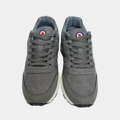 Lambretta Mens Echo 2 Lace Up Sporty Retro Trainers