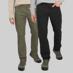 Weatherproof Vintage Men’s Fleece-Lined Trousers