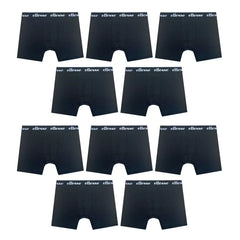 Ellesse Men’s 10-Pack Black Boxer Briefs