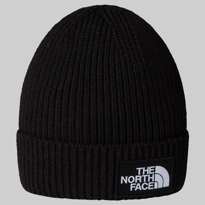The North Face Logo Box Cuffed Recycled Kids Beanie