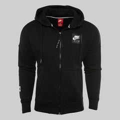 Nike Air Fleece Men’s Full Zip Hoodie – Black