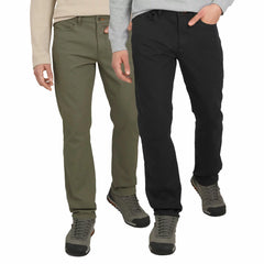 Wetterfeste Vintage-Herrenhose mit Fleecefutter