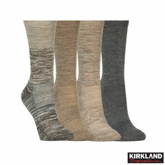 Kirkland Signature Women’s Merino Wool Blend Socks – 4-Pack