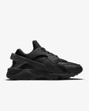 Nike Air Huarache Mens  Triple Black Shoes Sneakers Runners Trainers