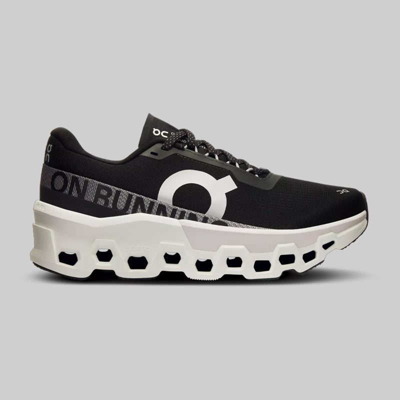 On Cloudmonster Black/Frost Shoes