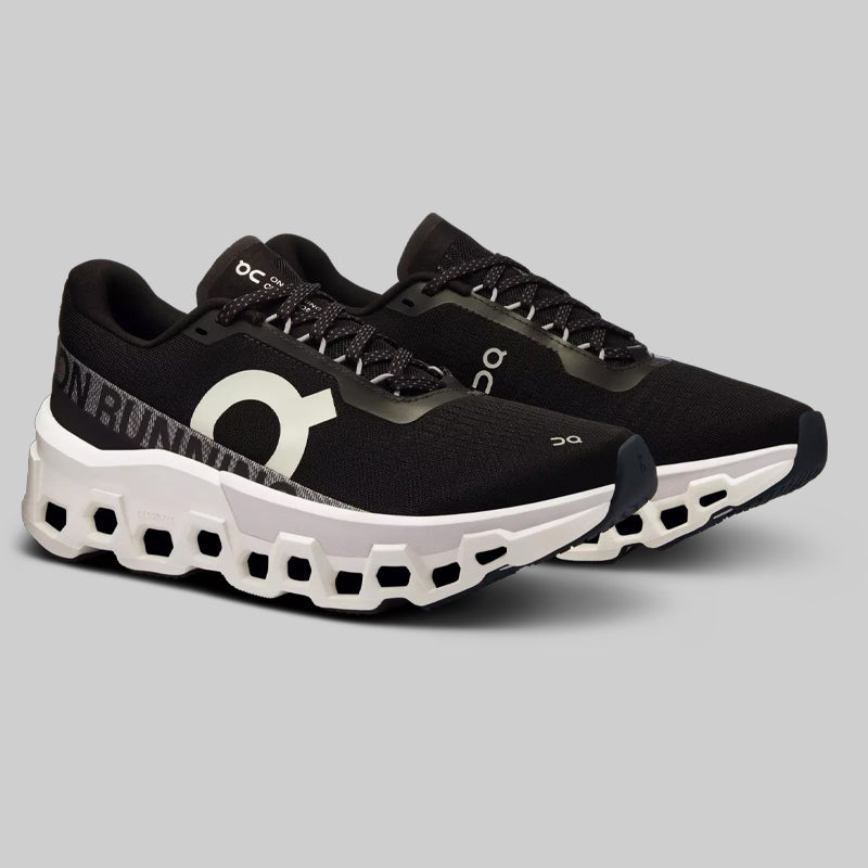 On Cloudmonster Black/Frost Shoes