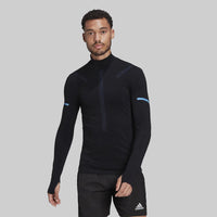 Adidas Running Shirt Primeknit Midlayer Sweatshirt - Black