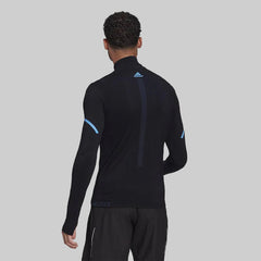 Adidas Running Shirt Primeknit Midlayer Sweatshirt - Black
