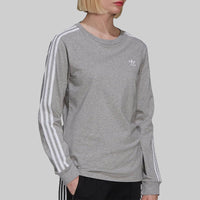 Adidas Originals Adicolor Long-sleeve Top Sweatshirt Stretchy Grey