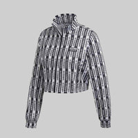 Adidas Originals 1/2 Zip Cropped Women Sweatshirt Crop top